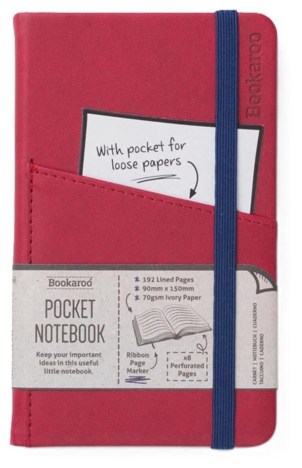 Bookaroo Notebook Journal Lomme A6 - Bourgogne