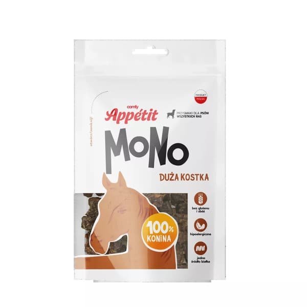Comfy appetit - stor monokub - Hundgodis - Hästkött 80g