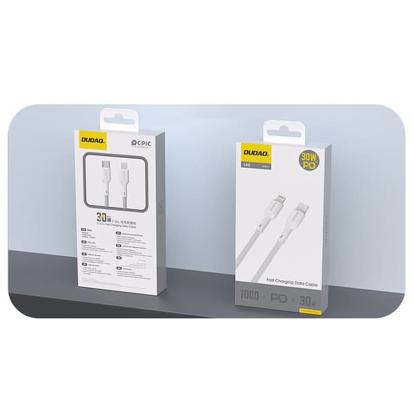 USB-C - iPhone Lightning 30W 1m Kaapeli - Valkoinen