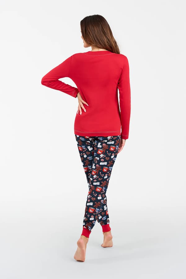 Makala dampyjamas långärmad, långbyxor XL