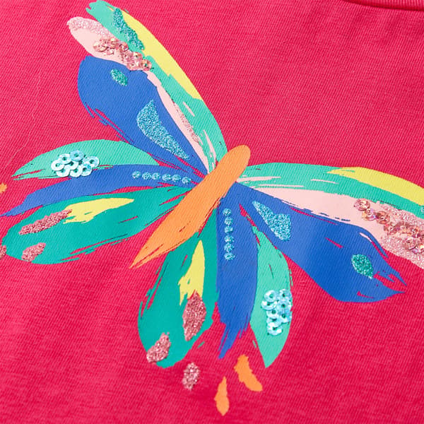 Barn-T-shirt, ljusrosa, 104
