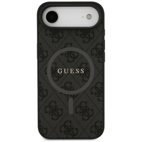 Guess 4G Ring Classic Logo MagSafe-etui til iPhone Air, sort