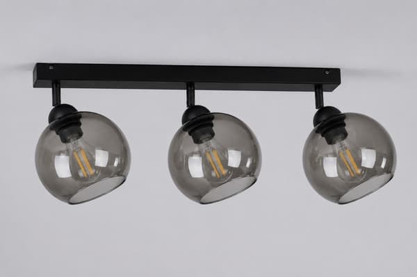 Spotlight 3xE27 YUNO SVART