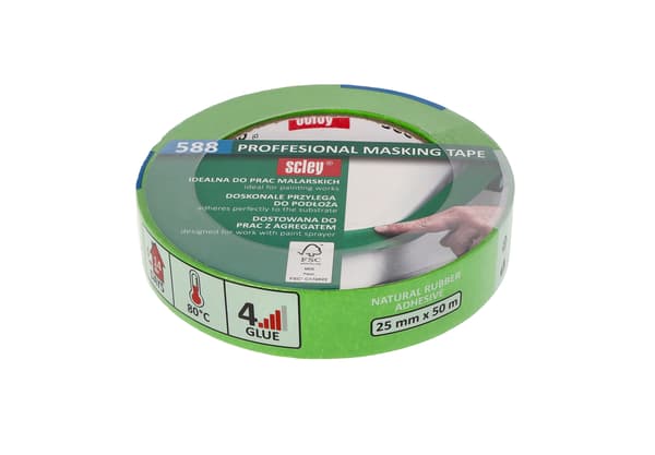 Blå Scley maskeringstejp 25mm x 50m *588*