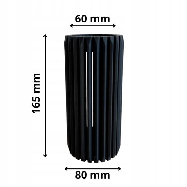 LEGO Vase til Blomster Kunstgræs Dekorativ Moderne Sort 17cm