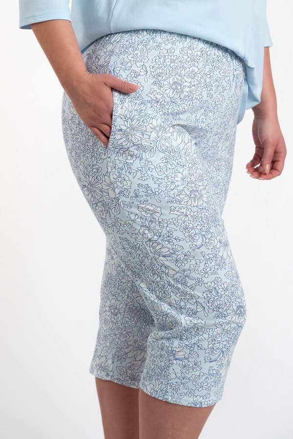 Salli dampyjamas med 3/4-ärmar, 3/4-byxor S
