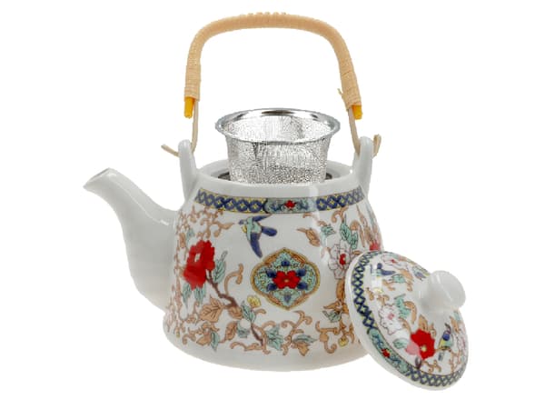 Keramisk elkedel med infuser