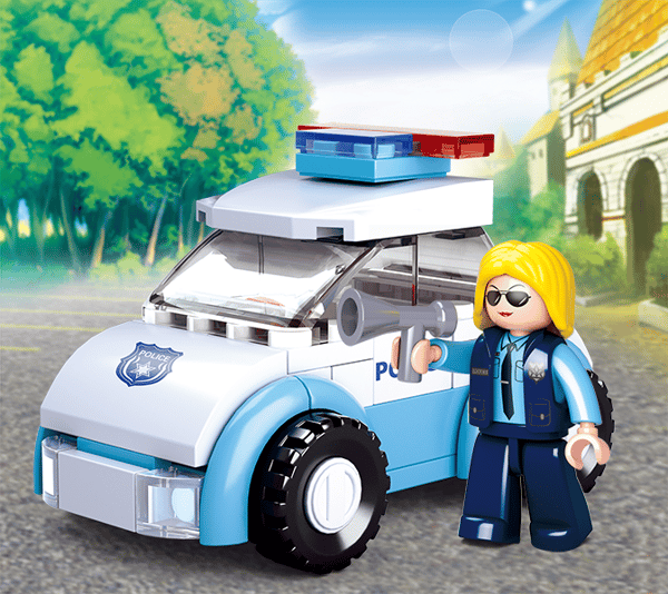 SLUBAN Polis 68-delars set M38-B0600B