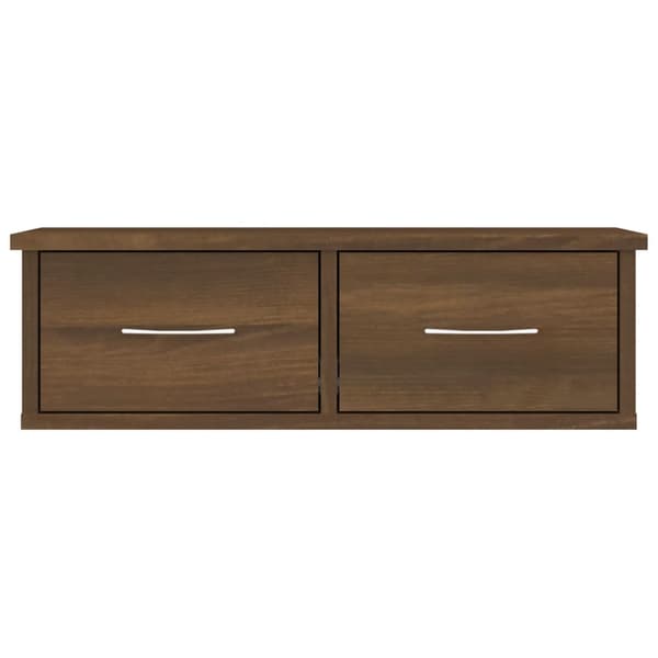 vidaXL vægskab brunt egetræ 60x26x18,5 cm