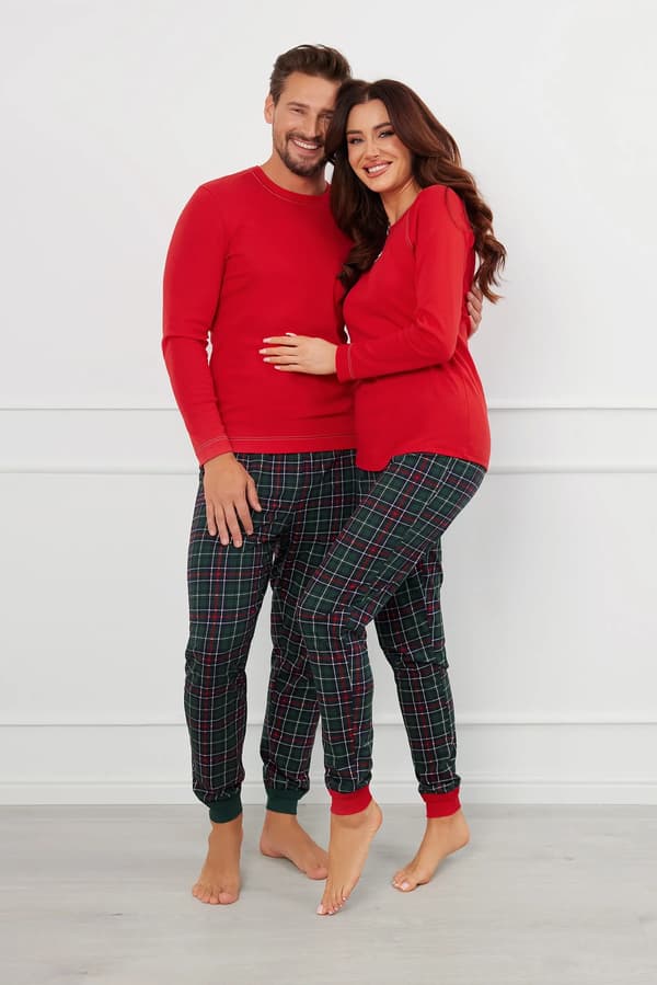 Fogo herrpyjamas långärmad, långbyxor M