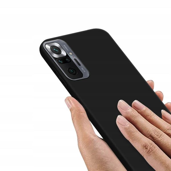 SLIM MATT SKAL för XIAOMI REDMI NOTE 10 PRO + 9H GLAS