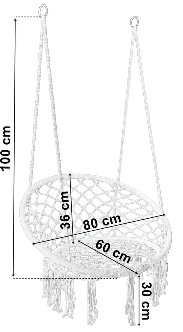 Stork's Nest TOGO hängstol, grå