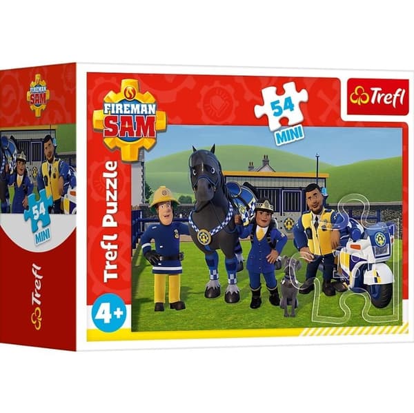 Puzzle 54 Mini Fireman Sam valmiustilassa 1 TREFL