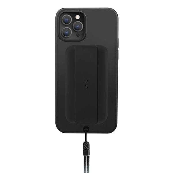 UNIQ Heldro-etui med rem til iPhone 12 Pro Max, sort