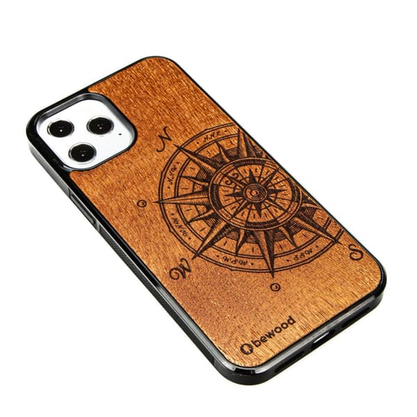 Træetui til iPhone 12 Pro Max TRAVELER MERBAU