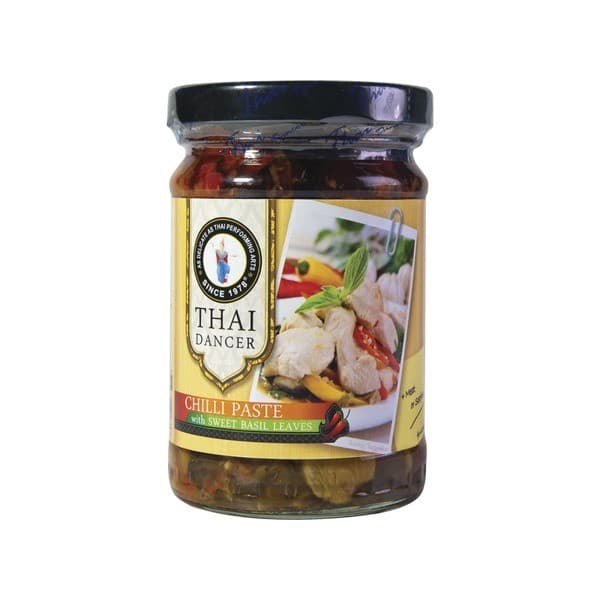Chilipasta med søde basilikumblade 200 g