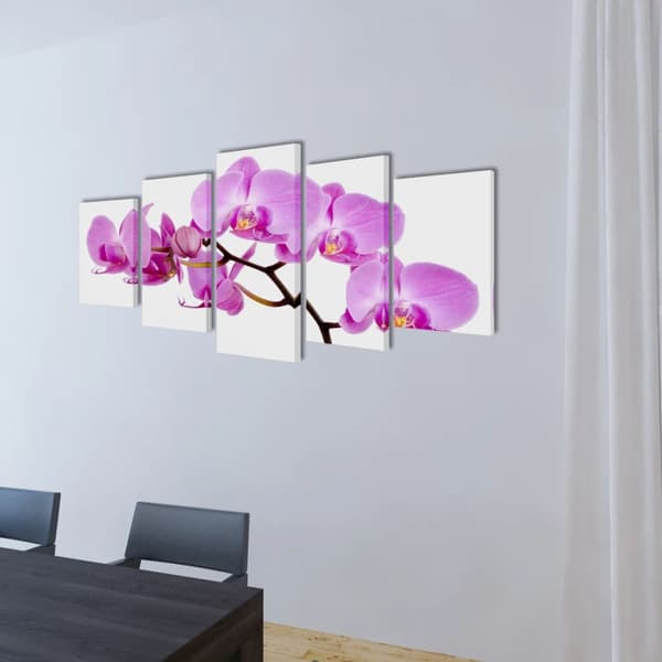 Canvastavlor 200 x 100 cm Orkidé