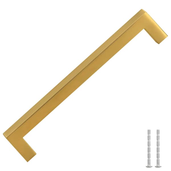 vidaXL skabsgreb, 10 stk., guld, 160 mm, rustfrit stål
