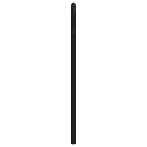 vidaXL metalsengegavl sort 160 cm