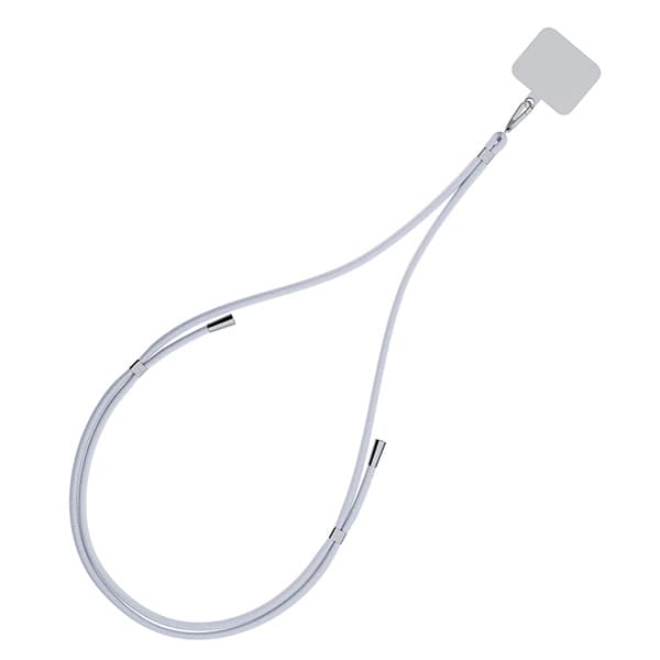 3mk EasyClip telefonrem, snöre, grå med silverdetaljer