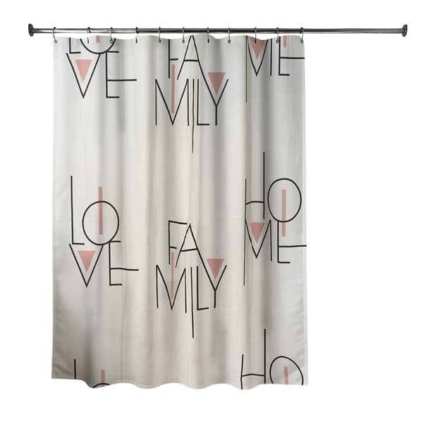 Luna1 duschdraperi 180x180 cm beige