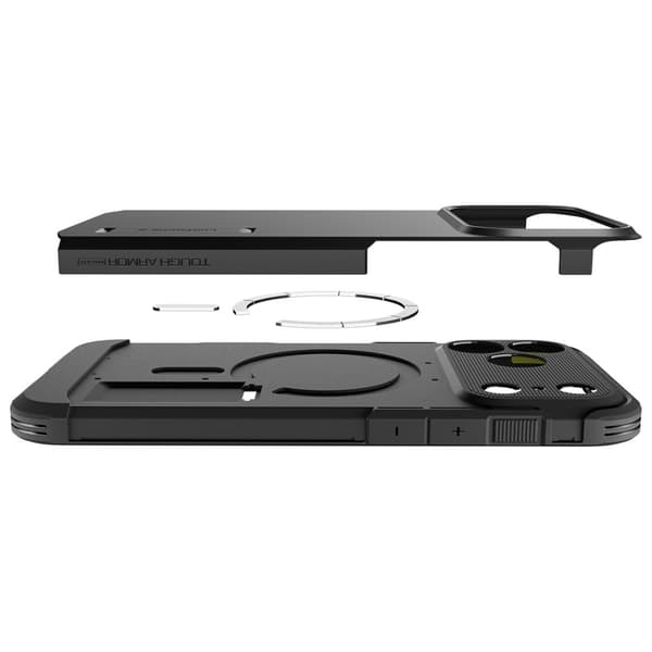 Spigen Tough Armor "T" MAG MagSafe-cover til iPhone 17 Pro, sort