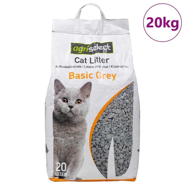 vidaXL Grov bentonit kattsand 20 l
