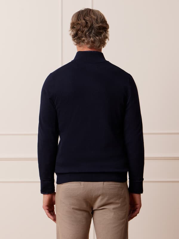 MARINEBLÅ CARROG CARDIGAN M