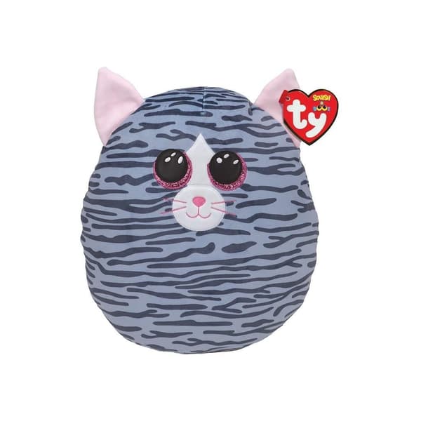 Squish-a-Boss Kiki grå kat 22 cm
