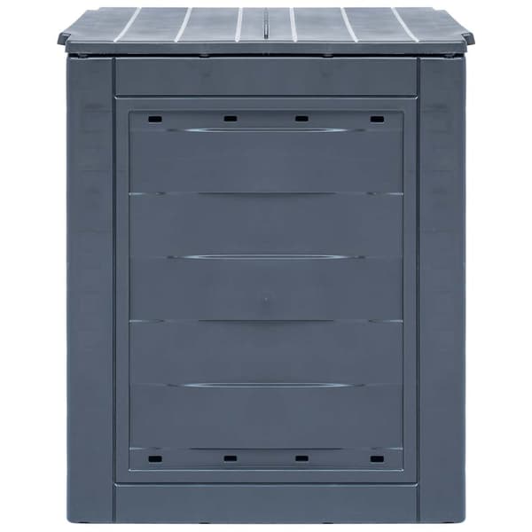 vidaXL Puutarhakompostorit, 3 kpl, harmaa, 60x60x73 cm, 780 l