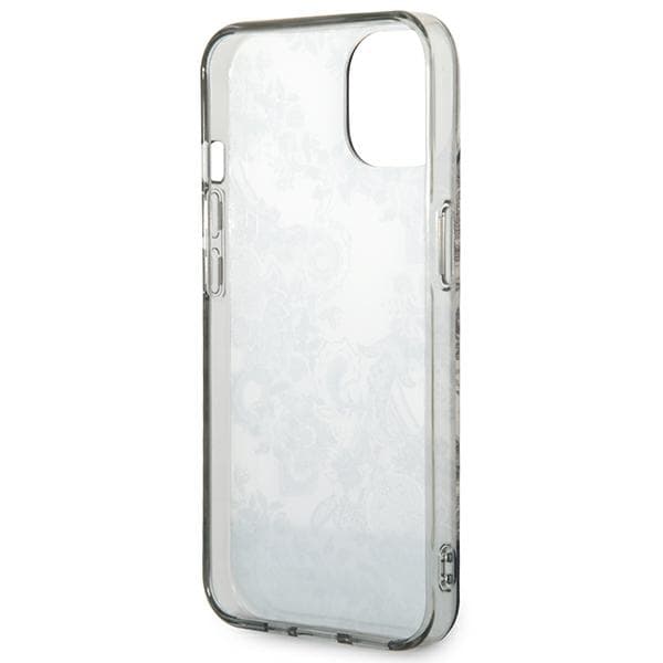 Guess Porcelain Collection iPhone 14 Plus-skal, grått