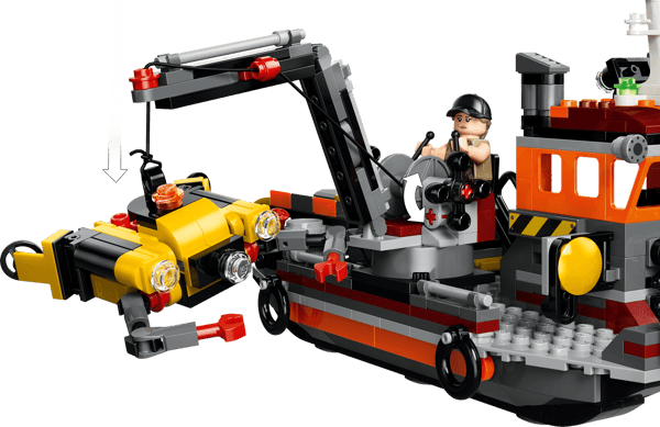 LEGO Jurassic World Mosasaur Båtattack 703 Bitar (77983)