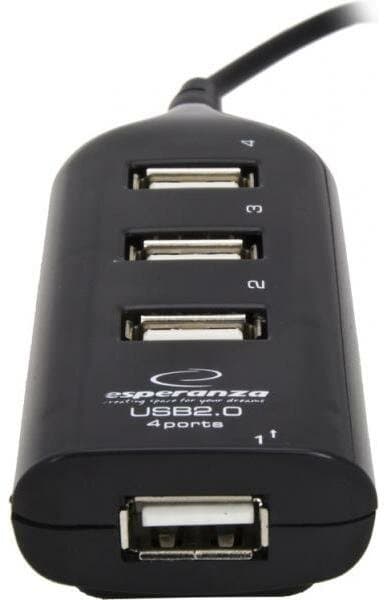 EA116 USB 2.0 HUB 4 SPÆNDENDE PORTE