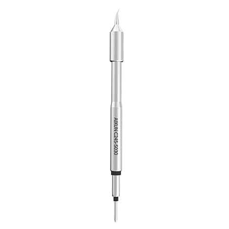 Aixun C245-S030 precisionslödspets, böjd, S-typ, 0,3 mm