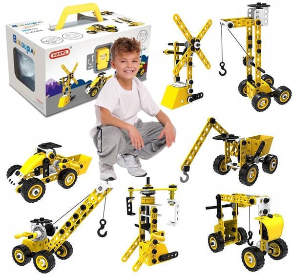 [pack][5] Byggklossar Fordon Mega Constructor 8in1 U472