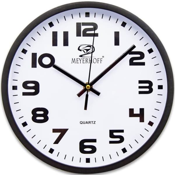 25 cm analog kvartsväggklocka MH-9884P1