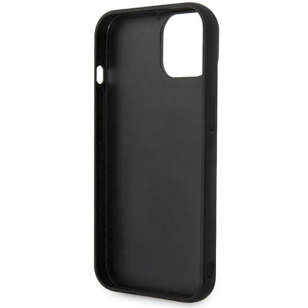 Karl Lagerfeld Puffy Elongated Logo-cover til iPhone 14, sort
