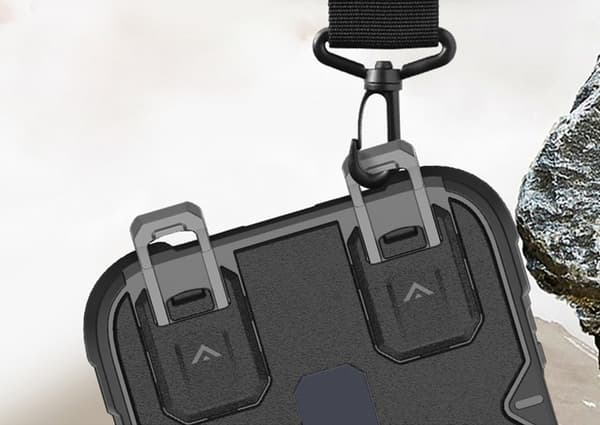 iPhone Air Armor-etui, MagSafe-resistent, med stativ, sort