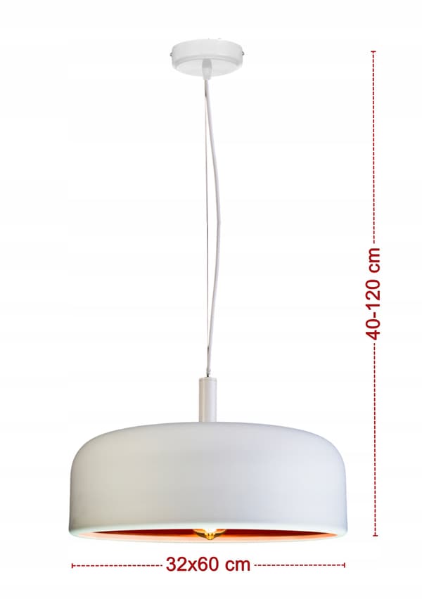 ID-801.2 loftspendellampe, størrelse L, energibesparende