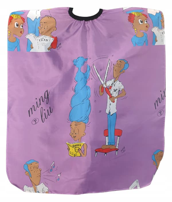 Barnkappa Barnfrisörförkläde 120 cm spänne