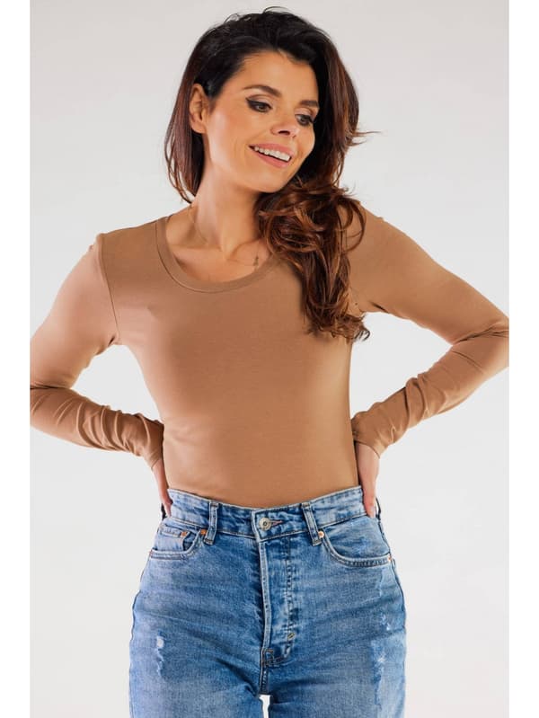 Peruspuuvillapusero, beige L