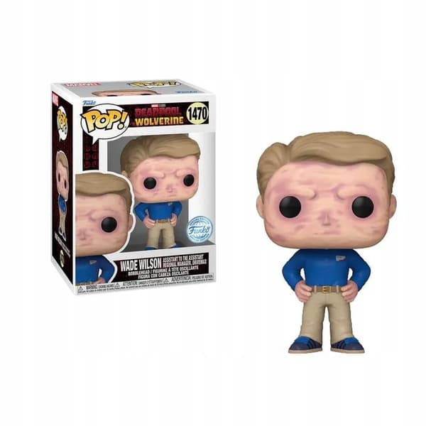Funko POP Deadpool og Wolverine 1470 Wade Wilson Assistent til Assistenten Special Edition Limited samlerfigur