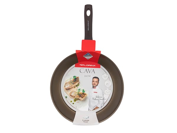 Cava aluminium stegepande 26 cm