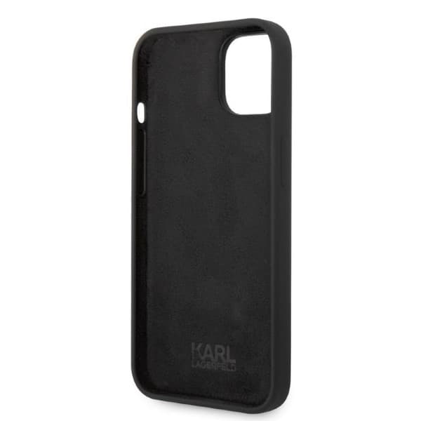 Karl Lagerfeld Silikone Choupette-etui til iPhone 14 Plus, Sort