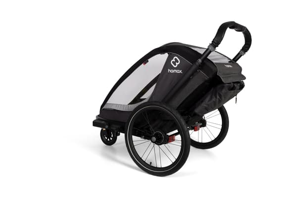 Hamax - COCOON ONE Cykelkärra - Grå/Svart