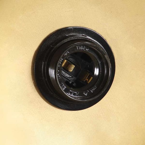 vidaXL industriel pendellampe, 25 W, messing, rund, 40 cm, E27