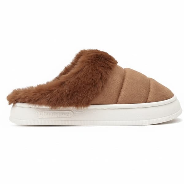 Damtofflor med päls Brun Ambra 38/39