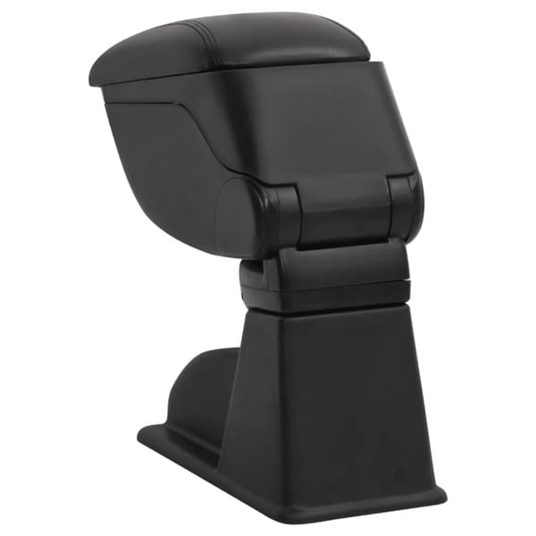 vidaXL bilarmlæn, sort, 12x29x(32-46) cm, ABS