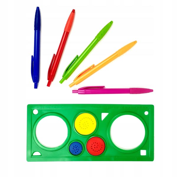 Spirograph CREATIVE TOY + VÄRIKYNÄT Puolalaistuote