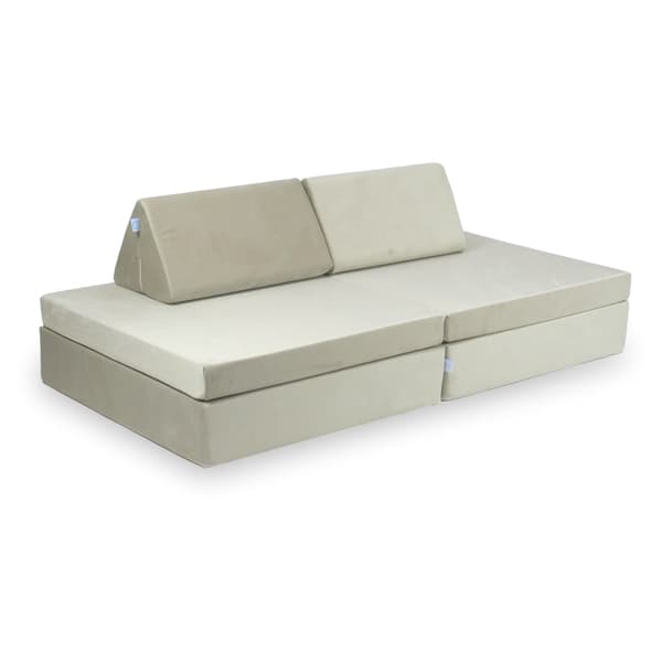 Montessori Comfort sammet ecru leksoffa